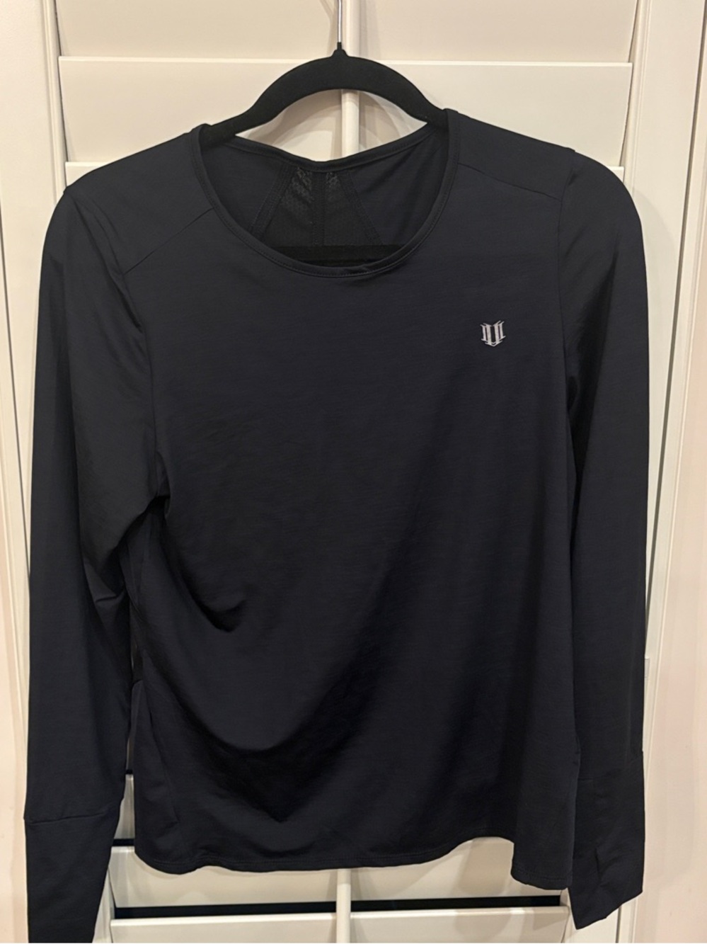 EleVen by Venus Williams Black Long-Sleeve Performance Tee